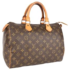 Louis Vuitton-Louis Vuitton Speedy 30 monograma de lona-Marrom