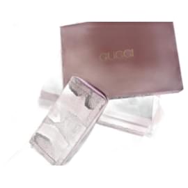 Gucci-Diana Python Brieftasche-Pink