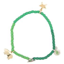 Dodo Pomellato-PULSERA DODO POMELLATO TENAKA + CORREA COLGANTE STELLINA PIG-Verde