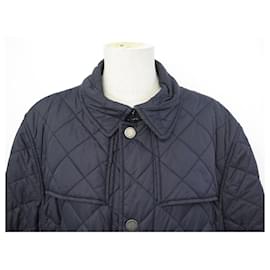 Burberry-BURBERRY-MANTEL-STEPPJACKE XL 46 MARINEBLAUER NYLON-JACKENMANTEL-Marineblau