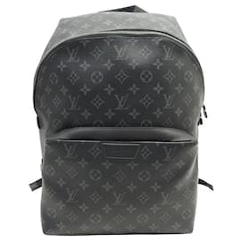 Louis Vuitton-NEW LOUIS VUITTON DISCOVERY MM BACKPACK MONOGRAM CANVAS ECLIPSE BACKPACK-Grey