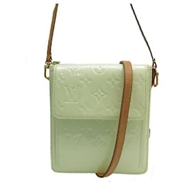 Louis Vuitton-BORSA A MANO LOUIS VUITTON MOTT IN PELLE MONOGRAMMA VERDE VERNICIATA-Crudo