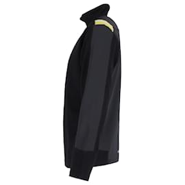 Comme Des Garcons-Comme des Garçons Half-Zip Sweatshirt in Black Wool-Black