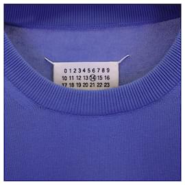 Maison Martin Margiela-Maison Margiela Knit Sweater in Blue Wool-Blue