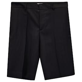 Givenchy-Givenchy Shorts in Black Wool-Black