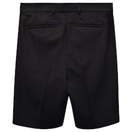Givenchy-Givenchy Shorts in Black Wool-Black