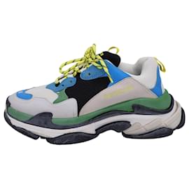 Balenciaga-Tênis Balenciaga Triple S em poliuretano multicolorido-Outro,Impressão em python