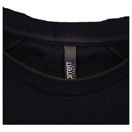 Neil Barrett-Neil Barrett Printed Sweater in Black Cotton-Black