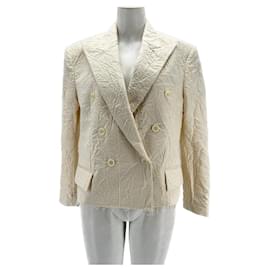 Autre Marque-NON SIGNE / UNSIGNED  Jackets T.International S Cotton-Beige