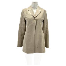 Sézane Jacken T.FR 42 Viskose Beige