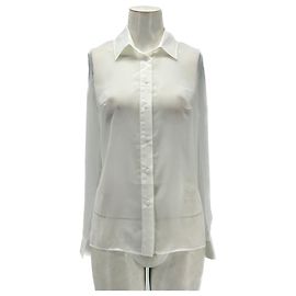 Autre Marque Non Signé / Unsigned tops T.International M Polyester White