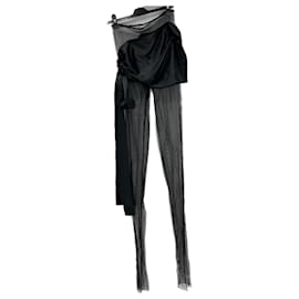 Acne-ACNE STUDIOS Pantalon T.International S Polyester-Noir