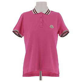 Moncler-Camisetas MONCLER.Algodón S Internacional-Rosa