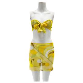 EMILIO PUCCI Bademode T.Internationales S-Polyester Gelb