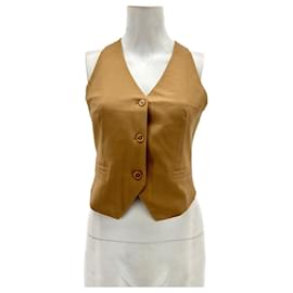 Autre Marque-LILYSILK Top T.fr 34 WOOL-Marrone