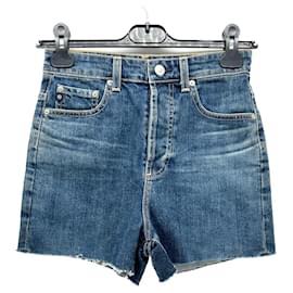 Alexa Chung-ALEXA CHUNG Shorts T.US 26 Algodão-Azul