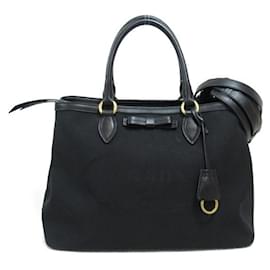 Prada-Prada Bow Canvas Handbag Canvas Tote Bag in Excellent condition-Other