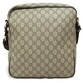 Gucci-Gucci GG Canvas Crossbody Bag  Canvas Crossbody Bag 201448 in good condition-Other