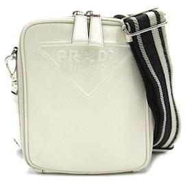 Prada-Prada Saffiano Crossbody Bag  Leather Crossbody Bag 2VH154 in good condition-Other