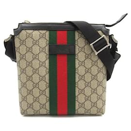 Gucci-Gucci GG Supreme Ophidia Messenger Bag Umhängetasche aus Canvas 471454 in guter Kondition-Andere