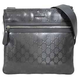 Gucci-Gucci GG Imprime Flache Messenger Bag Canvas Umhängetasche 295257 In sehr gutem Zustand-Andere