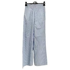 Autre Marque-NON SIGNE / UNSIGNED  Trousers T.International S Cotton-Blue