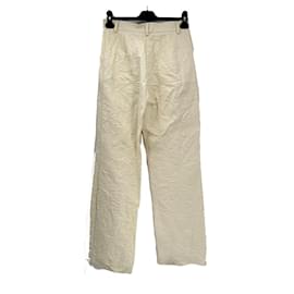 Autre Marque-NON SIGNE / UNSIGNED  Trousers T.International S Cotton-Beige