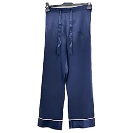 Autre Marque-LILYSILK  Trousers T.Uk 10 silk-Blue