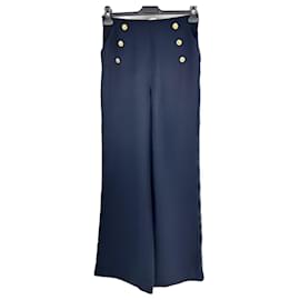 Autre Marque-LILYSILK  Trousers T.fr 34 silk-Blue