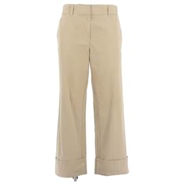 Prada-PRADA  Trousers T.International S Cotton-Beige