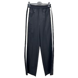 SANDRO Hose T.fr 36 Polyester Schwarz