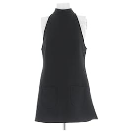 Courreges-COURREGES  Dresses T.fr 38 polyester-Black