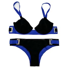 La Perla-LA PERLA Bañadores T.fr 38 poliéster-Azul