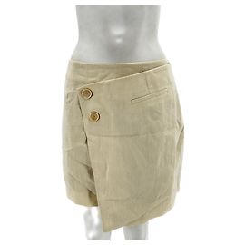 Autre Marque Unterschriebene Röcke / Unterschriebene Röcke T.International M Leinen Beige