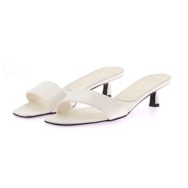 Autre Marque-LOULOU STUDIO Sandalias T.UE 38 Cuero-Blanco