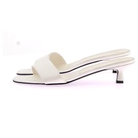 Autre Marque-LOULOU STUDIO Sandalias T.UE 38 Cuero-Blanco