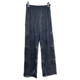 Autre Marque Unterschriebene Hose / Unterschriebene Hose T.International M Baumwolle Schwarz