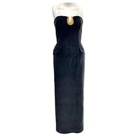 Autre Marque-NON SIGNE / UNSIGNED  Dresses T.fr 36 polyester-Black