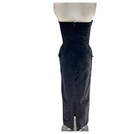 Autre Marque-NON SIGNE / UNSIGNED  Dresses T.fr 36 polyester-Black
