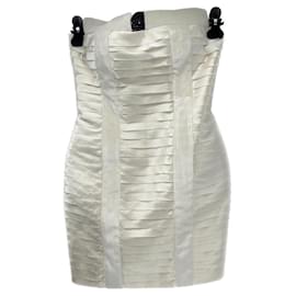 Autre Marque-NON SIGNE / UNSIGNED  Dresses T.fr 36 polyester-White