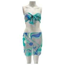 Emilio Pucci-Maillot de bain EMILIO PUCCI.International S Polyester-Turquoise