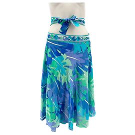 Gonne Emilio Pucci T.IT 40 Cotone Blu