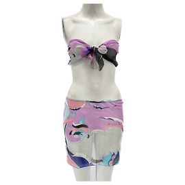 Emilio Pucci Badebekleidung T.International S Polyester Lila