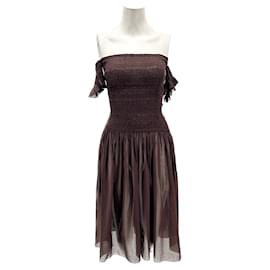 Prada-PRADA  Dresses T.it 40 cotton-Brown