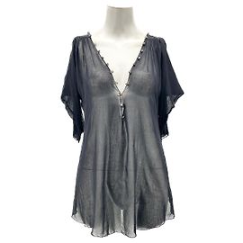 Chloé top T.FR 38 Cotone Nero