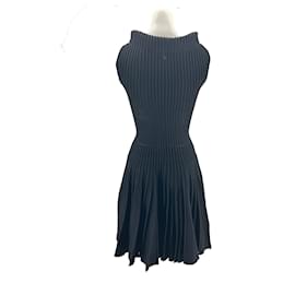 Alaïa-ALAIA Vestidos T.Internacional XS Viscose-Preto