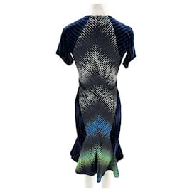 Autre Marque-NO FIRMA / Vestidos sin firma T.Reino Unido 10 Viscosa-Azul