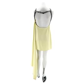 Courreges-Vestidos COURREGES T.fr 38 Viscose-Amarelo