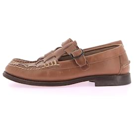 Autre Marque-HEREU Flats T.EU 37 Leder-Braun