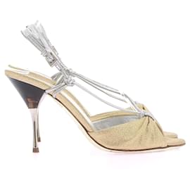 Prada-PRADA Sandalias T.UE 36.5 Cuero-Dorado